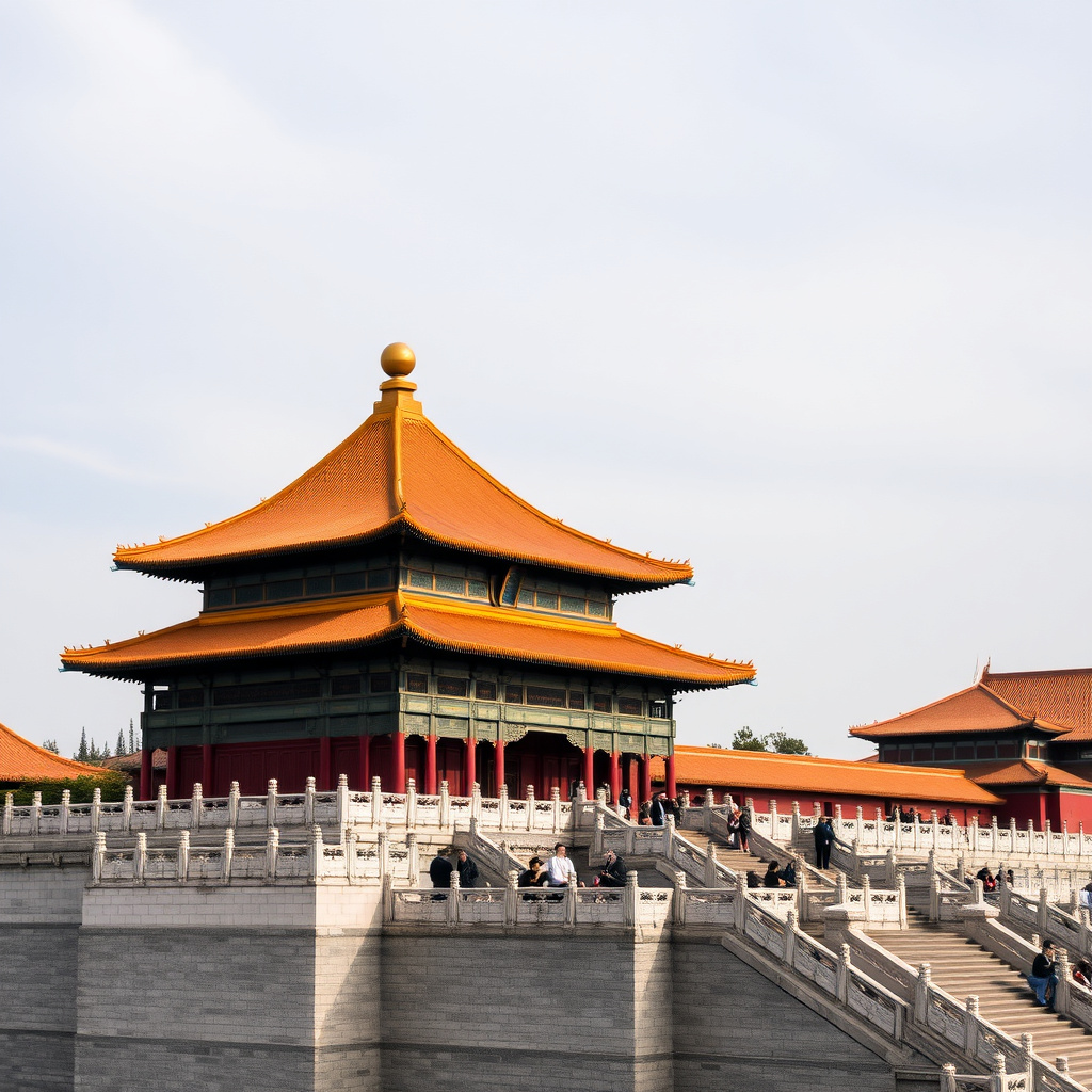 Forbidden City in Beijing China