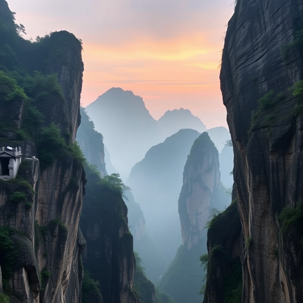 Zhangjiajie avatar mountains pillars
