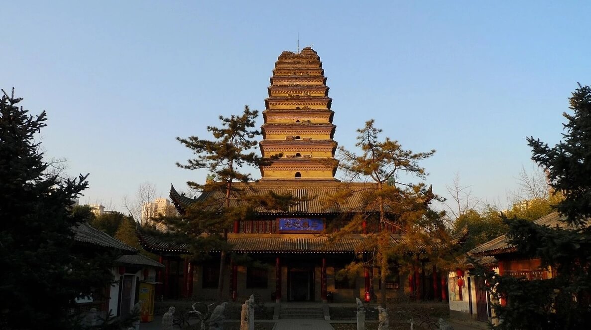 Jianfu Temple with Small Wild Goose Pagoda 荐福寺与小雁塔